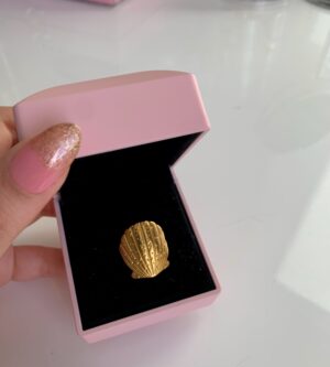 Bague COQUILLAGE ajustable 🐚