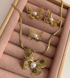 Parure papillon 3 pieces 🦋